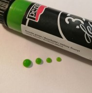 fluoritzöld dekor